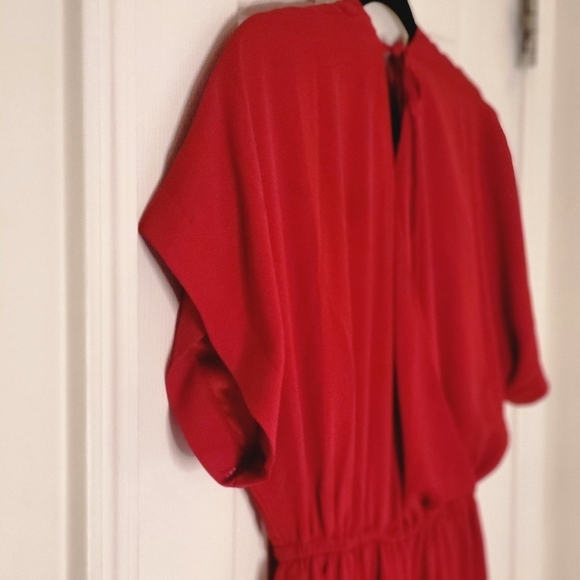 MODCLOTH Wide Leg Jumpsuit size XS Red NWT - Picture 7 of 16